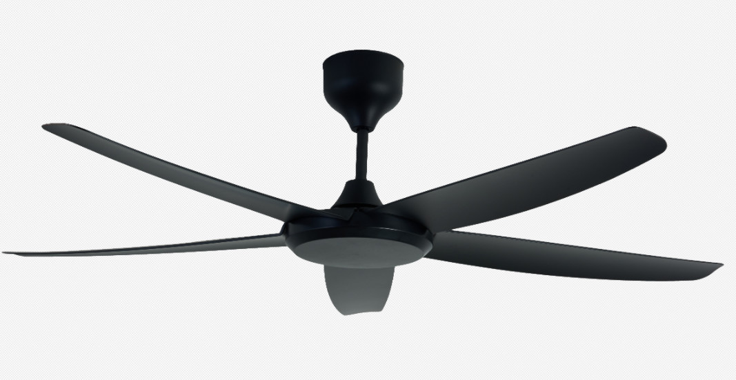 ECO Fans 56 Inch Modern Black DC Motor Ceiling Fan For Office