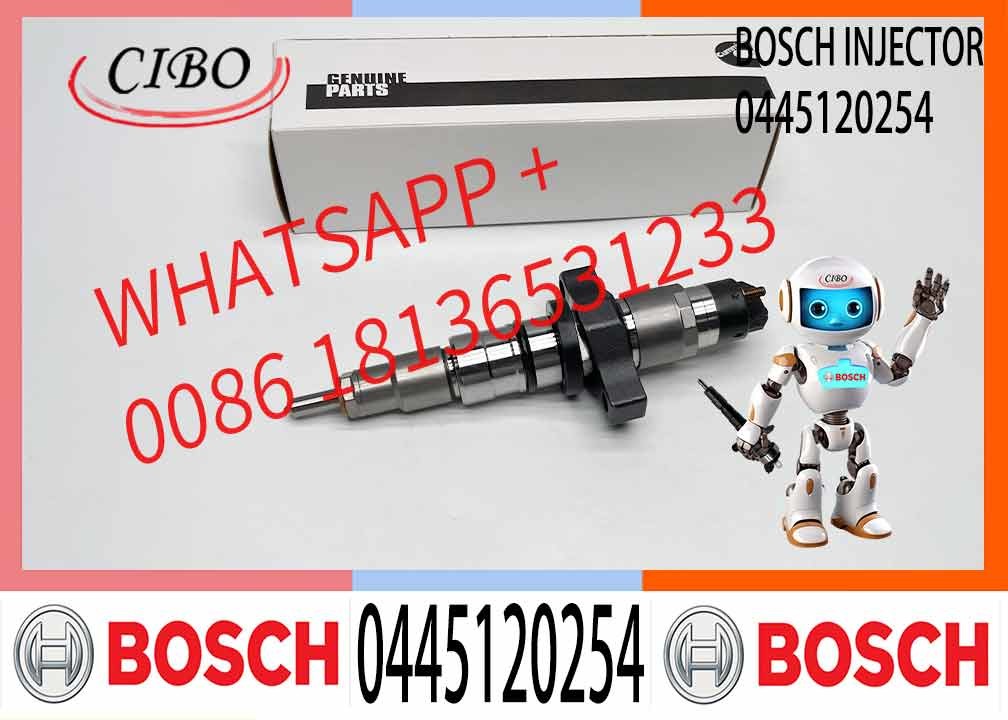 High Performance Diesel Engine Common Rail Fuel Injector 5263317 0445120254