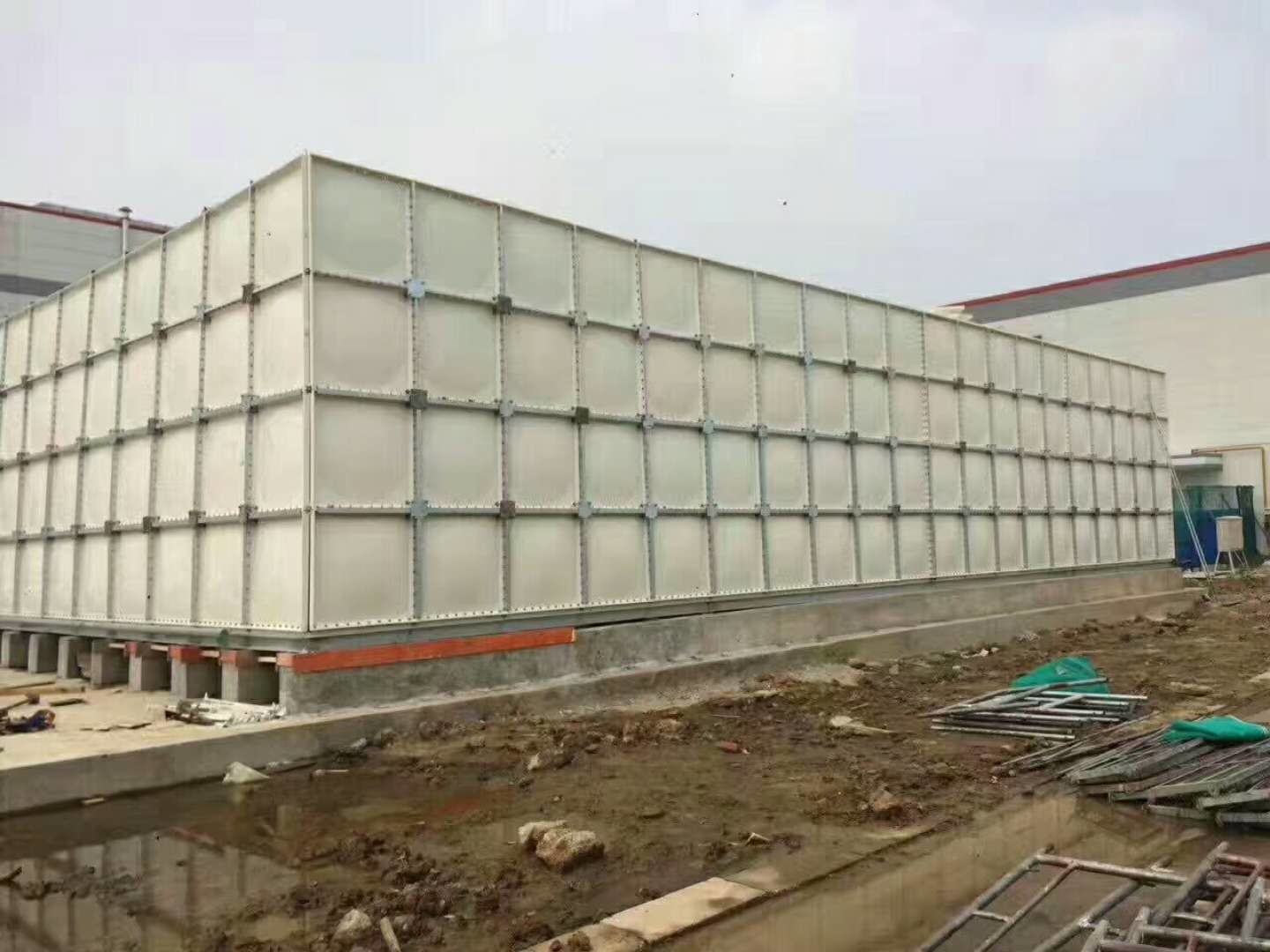 1000m3 GRP Frp Smc Moulded Plastic Water Storage Tanks For Underground