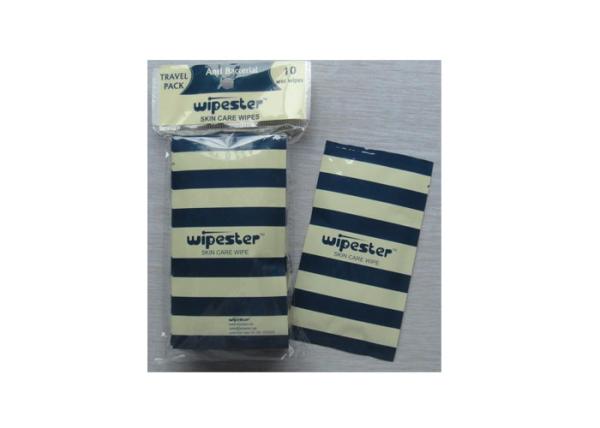 Individual Hand Non Alcohol Antibacterial Wipes Soft Cleaning Envioroment -