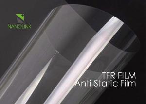 China Anti Static PET Film For Heat Transfer Print / Silicone Coated Low Surface Resistivity wholesale