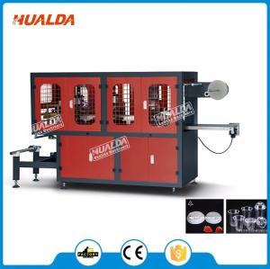 China Professional Cup Lid Forming Machine 15 - 45 Times / Min Cutting Frequency wholesale