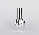 Elegant UV Gel Nail Polish Glass Bottle , 5ml Clear Round Nail Polish Bottle