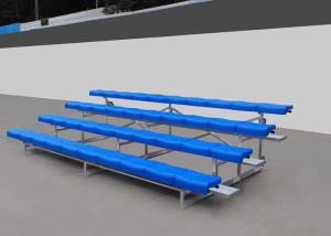 China Fixed Aluminum Stadium Bench Seating Bleachers Grandstands With Little Maintenance wholesale