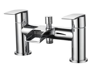 China 3/4 Ceramic Cartridge Brass Two-Handle Bath Shower Mixer Taps T8111 wholesale
