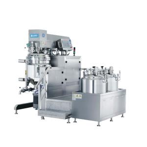 China Lotion Paste Ointment Vacuum Emulsifying Mixer With Homogenizer Heating wholesale