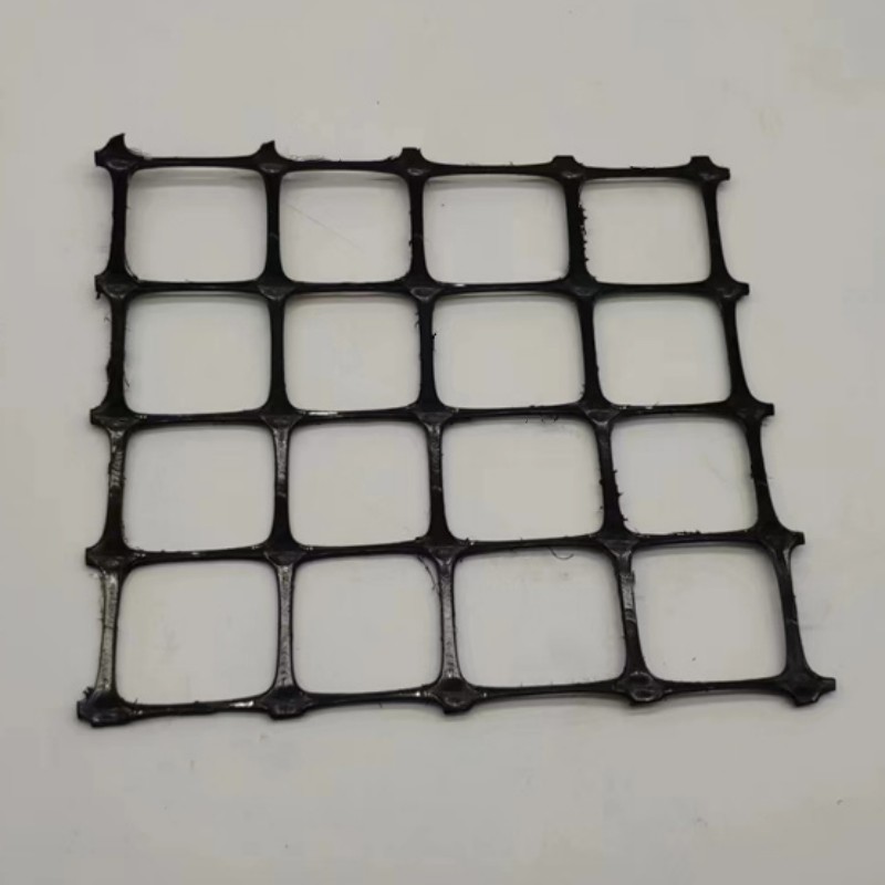 High Tensile Strength Steel Plastic Geogrid for Road and Railway Construction in Made