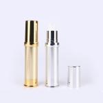 5ML 10ML gold filed silvering plastic PP airless pump lotion bottle cosmetic