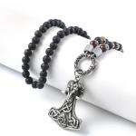 Halloween Punk Ram Casting Fashion Pendant Trendy Explosive Beaded Necklace