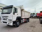 Used White HOWO 6*4 Dump Truck Tipper Truck Construction 30ton 40ton Tire 12