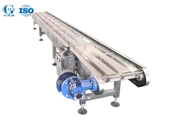 Food Marshalling Cooling Conveyors Stainless Steel Material With Adjustable