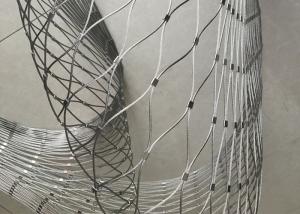 China Good Flexible Rope Mesh Stainless Steel For Suspended Safety wholesale
