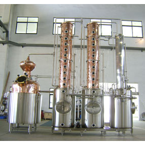 Heating method Steam 1000L Copper Alcohol Distillation Column for Other Processing