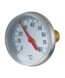 China 40mm Bimetallic Stemmed Thermometer Ball Valve 1/4&quot; Npt wholesale
