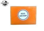 Natural Antibacterial Kojic Acid Soap Orange Skin Lightening For Face / Body