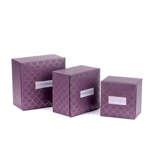 China Hot Stamped Fancy Jewelry Box Personalized Ring Box / Bracelet Box wholesale