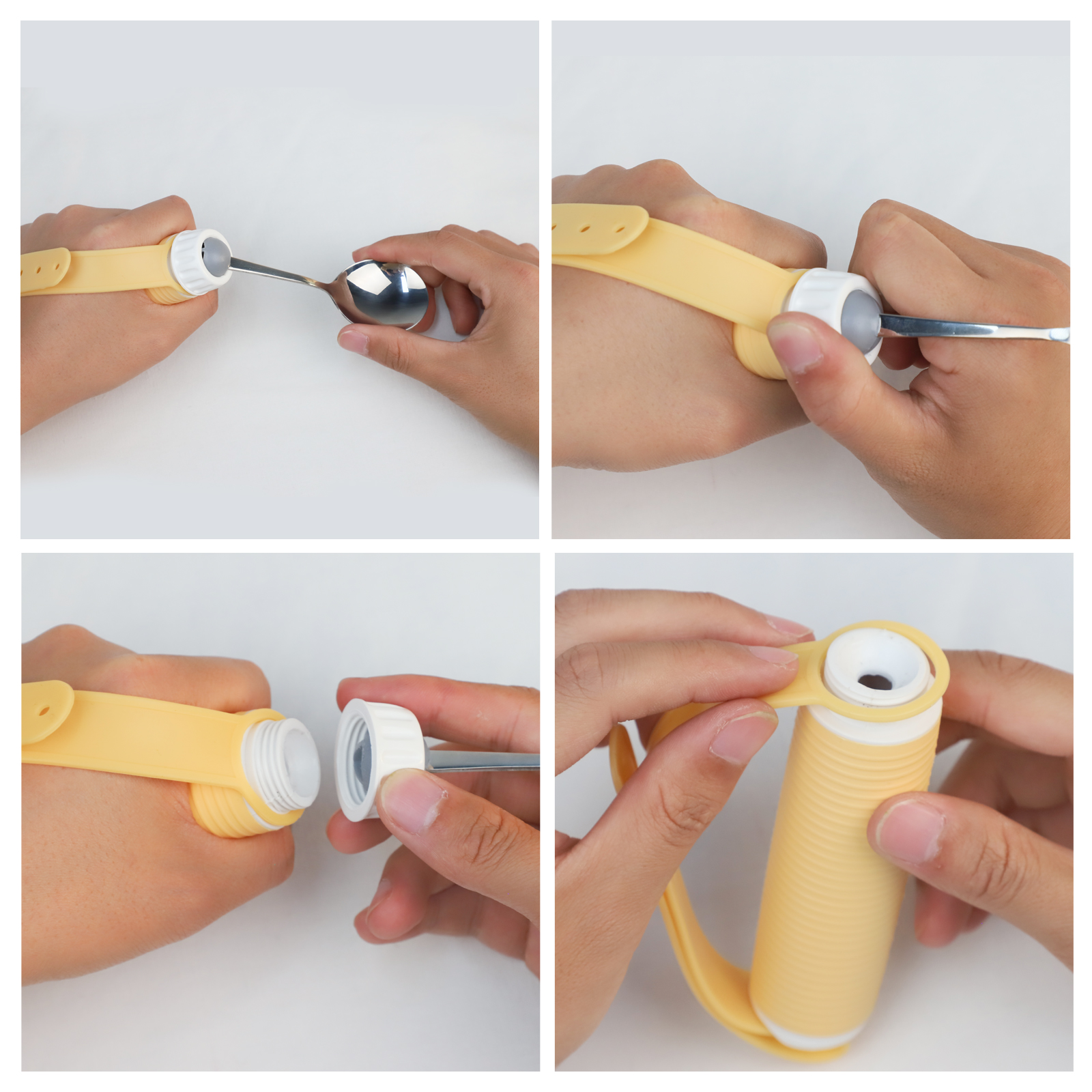 Adjustable Hand Stroke Rehab Devices Adapted Knife And Fork