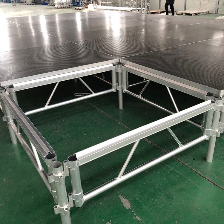 Non Slip Outdoor 4 X 8 Portable Music Concert Stage Moving Tent Aluminum Platform