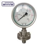 all stainless steel diaphragm seal pressure gauge manometer