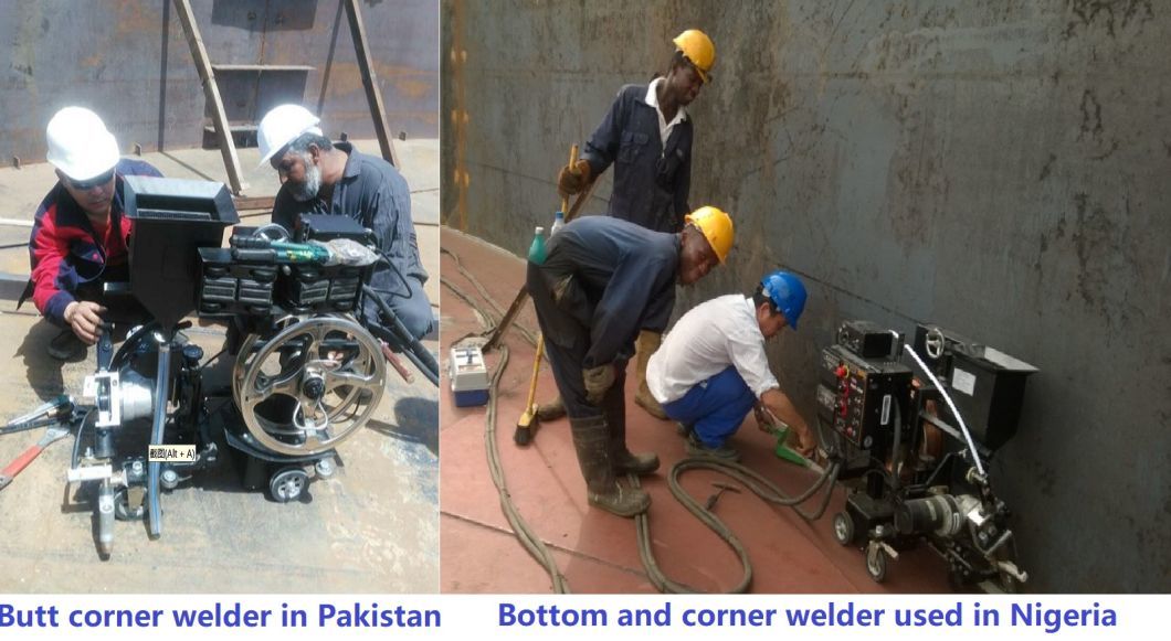 Tractor Welding Machine for Tank Base Plate for Sale