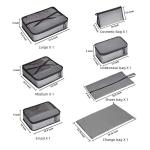 Bags In Bag 7 Travel Packing Cubes Luggage Organizers
