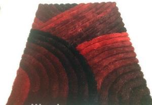 China 3D Very soft Polyester Shaggy Carpet Shining Rug wholesale
