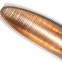 China DELLOK A216 CS Helical Condenser Copper Fin Tube wholesale