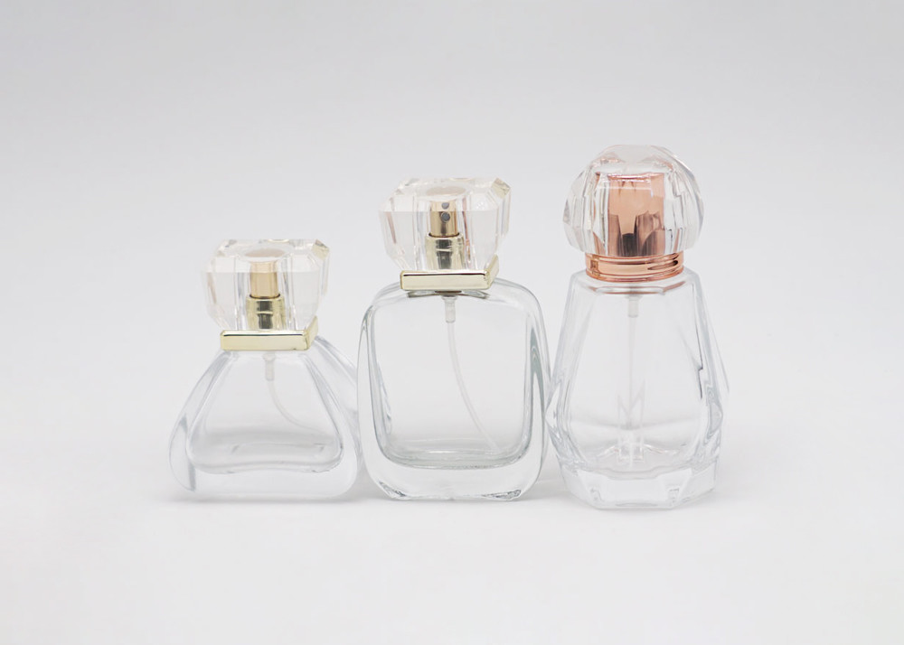 100ml Clear Various Shapes Pump Mist Spray Bottle With Caps