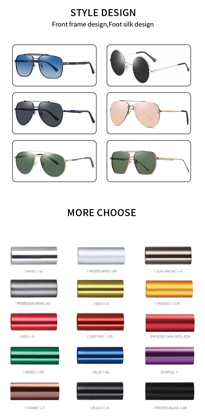 Fashion Designer ODM Custom Sunglasses Metal For Men Women