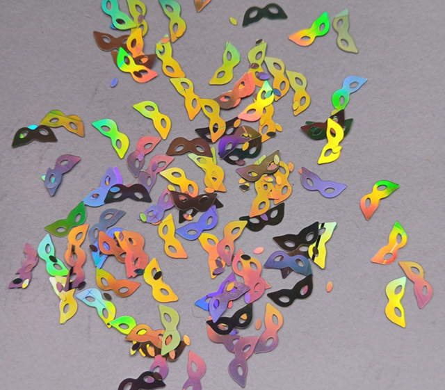 Polyester Logo Puzzle Glitter Shape The Essential Product for Other Holiday Supplies