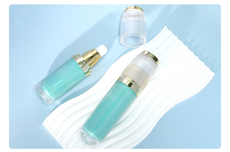Customized Acrylic Bottles 100g Face Cream Jars Cosmetic With Screen Printing Logo Acceptable