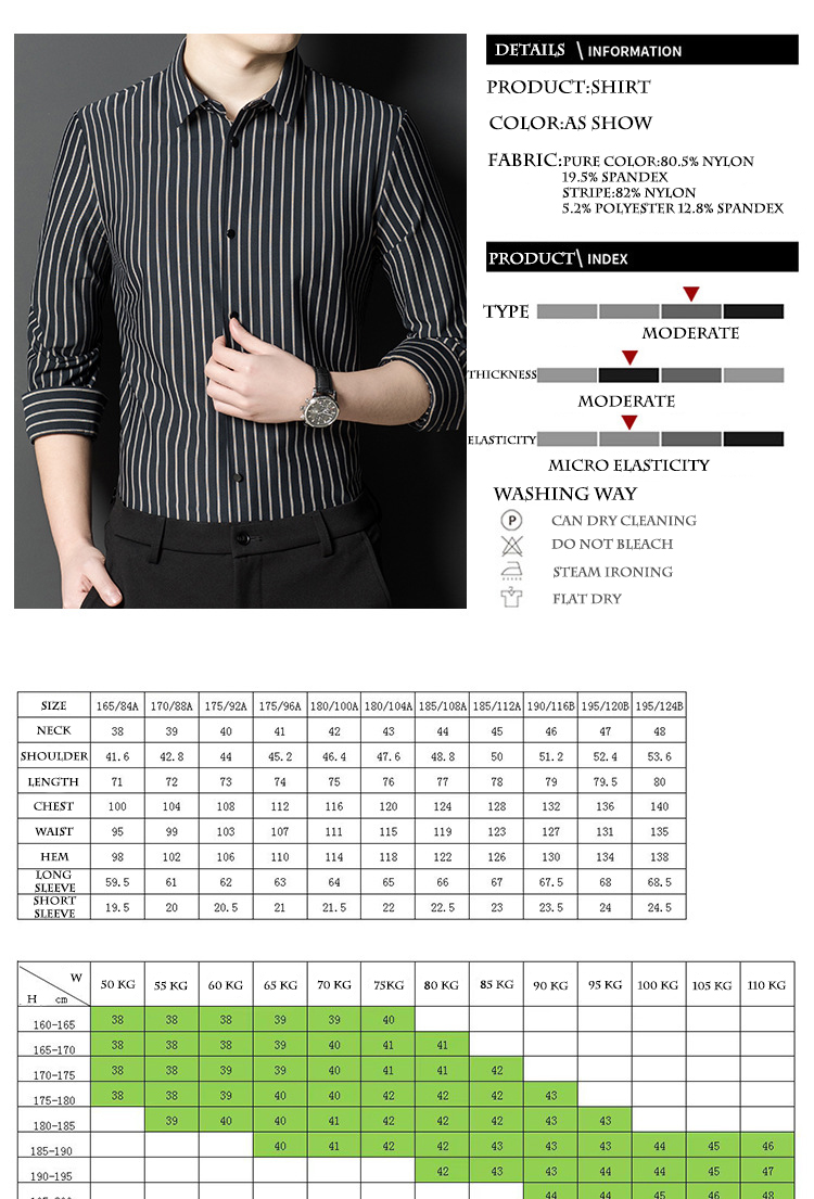 Men's Business Plaid Stripes Shirts in 100% Cotton with Long Sleeve and Free Samples