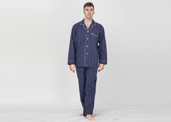Personalised Mens Long Pyjamas Set / Mens Luxury Loungewear Set Anti Shrink