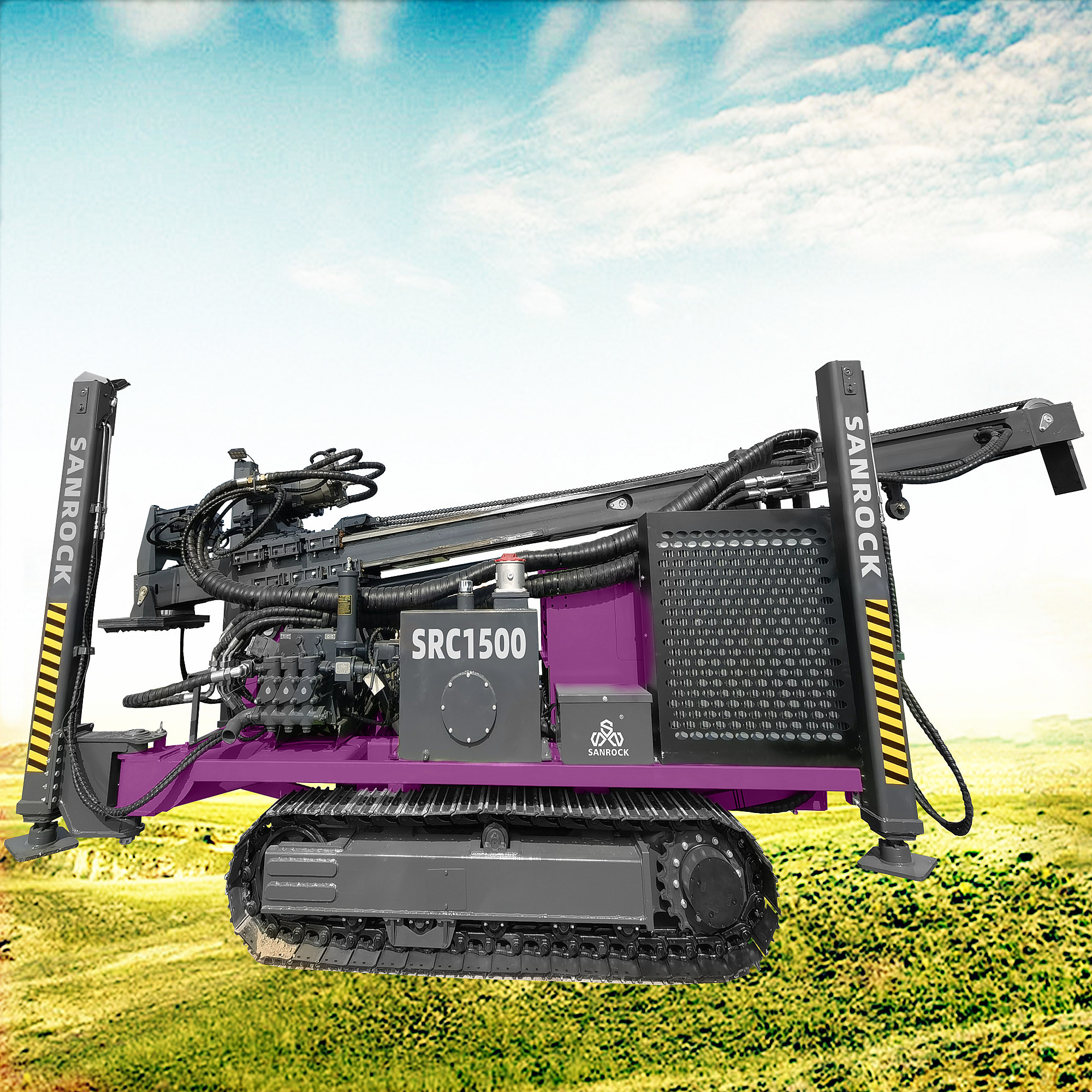 Exploration Geotechnical Core Drill Rig Machine Hydraulic Core Drilling Rig