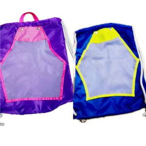 China Swim Accessories Mermaid Drawstring Backpack Heavy Duty Water Repellant Fabric wholesale