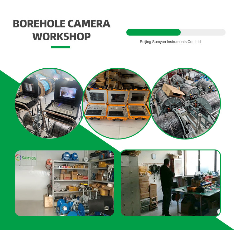 Dual System Borehole Inspection Camera Precise Localization Under Water Detect Instrument