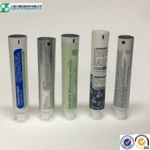 China Laminated Cosmetic Tube Small Airless Empty Toothpaste Containers Round / Oval wholesale