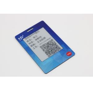 China ISO 7816 E Ink Credit Card For School Hospital Company Identity wholesale