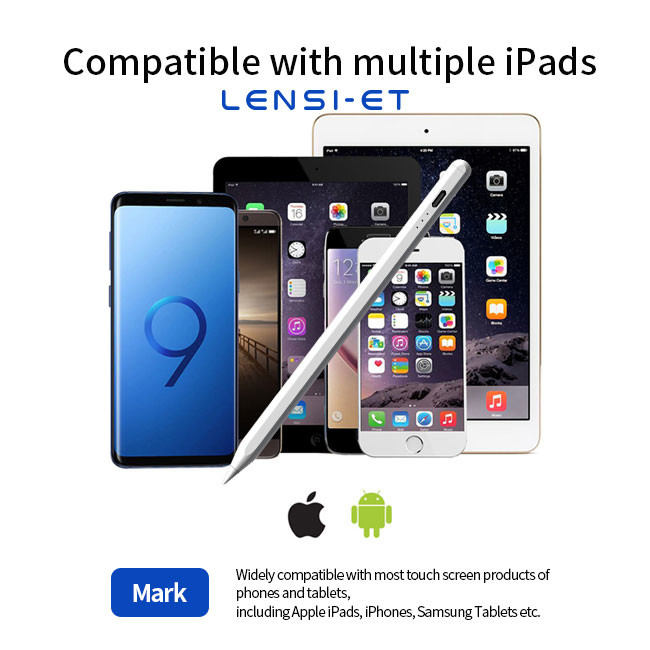 Magnetic Active Tablet Stylus Pen For Apple Palm Rejection