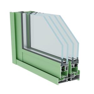 China 3-6m Aluminum Sliding Windows Profile Extrusion Powder Coating wholesale