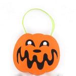 Kids Halloween Candy Bags Simple Cute Design Eco - Friendly With Handle
