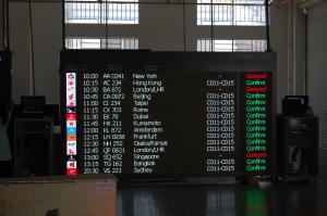 China 1200*1200mm Full Color LED Display For Airport Flight Information wholesale