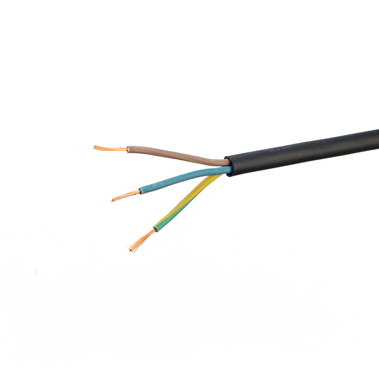 LOW VOLTAGE KC/ VDE Certificated H05rr f 3x0. 75 mm Sq Flexible Rubber Wire Welding Cable Fire-resistant Safety Power Cord