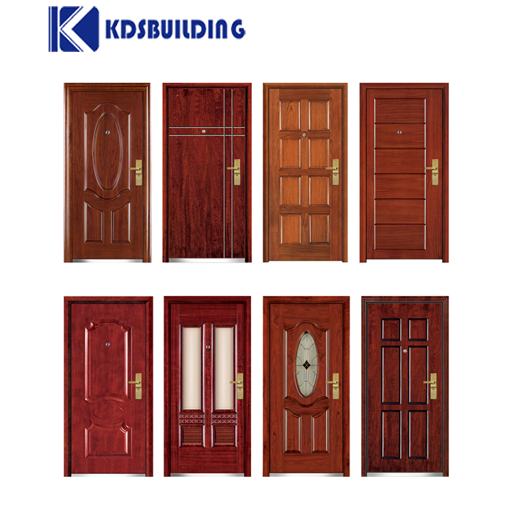 House Wooden Single Door Home Hotel Interior Bullet Proof Front Door
