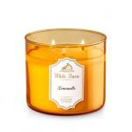 China 3 wicks 100% soy wax scented & printed orange glass candle packed into gift box for sale