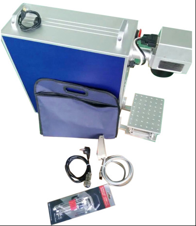 MAX or RAYCUS Portable 30W fiber laser engraving cutting machine laser marking machine for metal and non metal