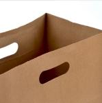 Brown kraft paper bag carry gift bags