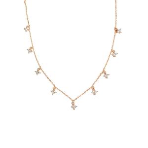China Clover Necklace Silver 925 Double Size Enamel Fashion High-Quality wholesale