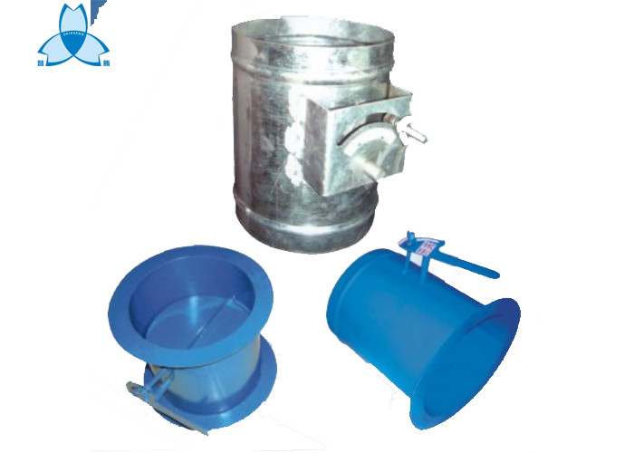 Air Condition Circular Hvac Damper System , Steel Automatic Dampers For Ducts