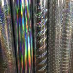 Antistatic PET Self Adhesive Holographic Film Multiple Extrusion
